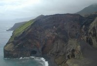 Capelinhos volcanic cliffs